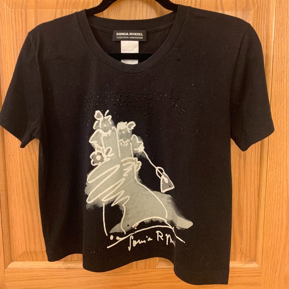 Women's Luxury T-Shirt Sonia Rykiel Size Small